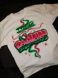 Italian Princess with Heart and Flag Airbrushed Shirt