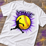 Fastpitch Silhouette — Personalized Softball Shirt