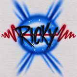 Heartbeat Freestyle Personalized Airbrush Name Shirt