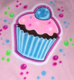 Airbrushed Cupcake Design