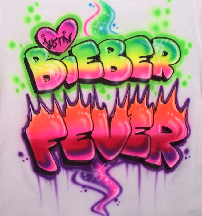 justin bieber name in bubble letters