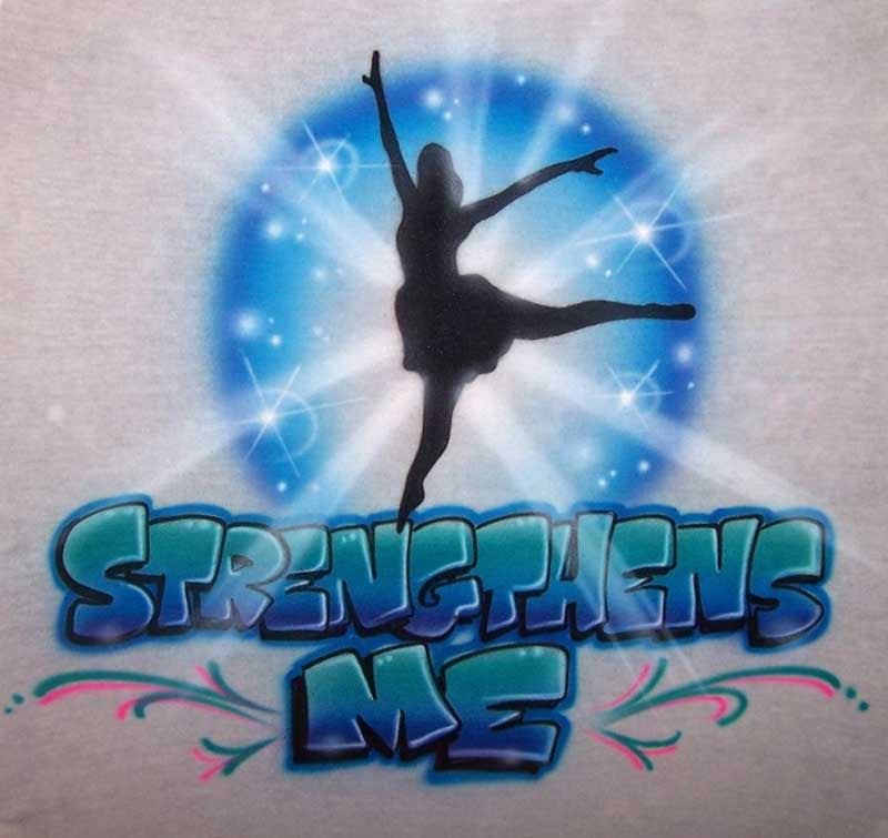 Personalized Classical or Ballet Dancer Airbrushed Shirt