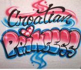 Croatian princess custom shirt