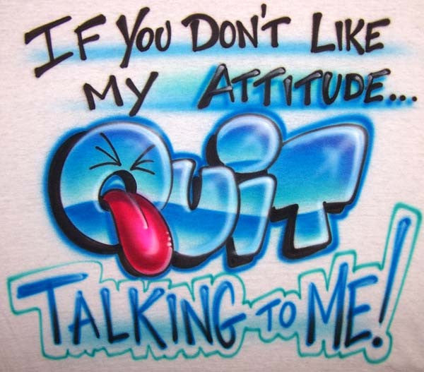 If You Don't Like My Attitude...Quit Talking To Me Humor T-Shirt or Sweatshirt