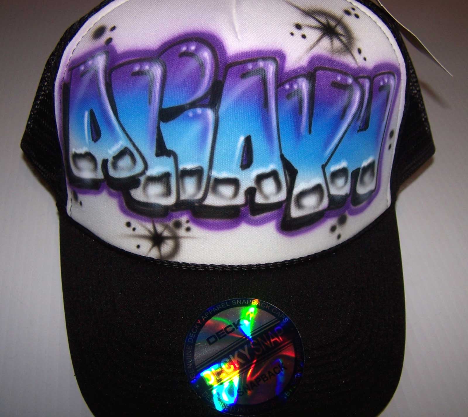Get Your Name on a Hat, Custom Airbrushed Hats