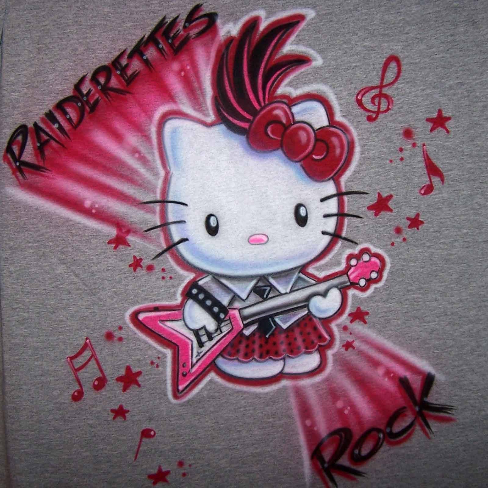 Hello Kitty Punk T-Shirts