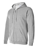 Adult Full Zip Hooded Mid Weight Sweatshirt Upgrade For Your Airbrushed Design