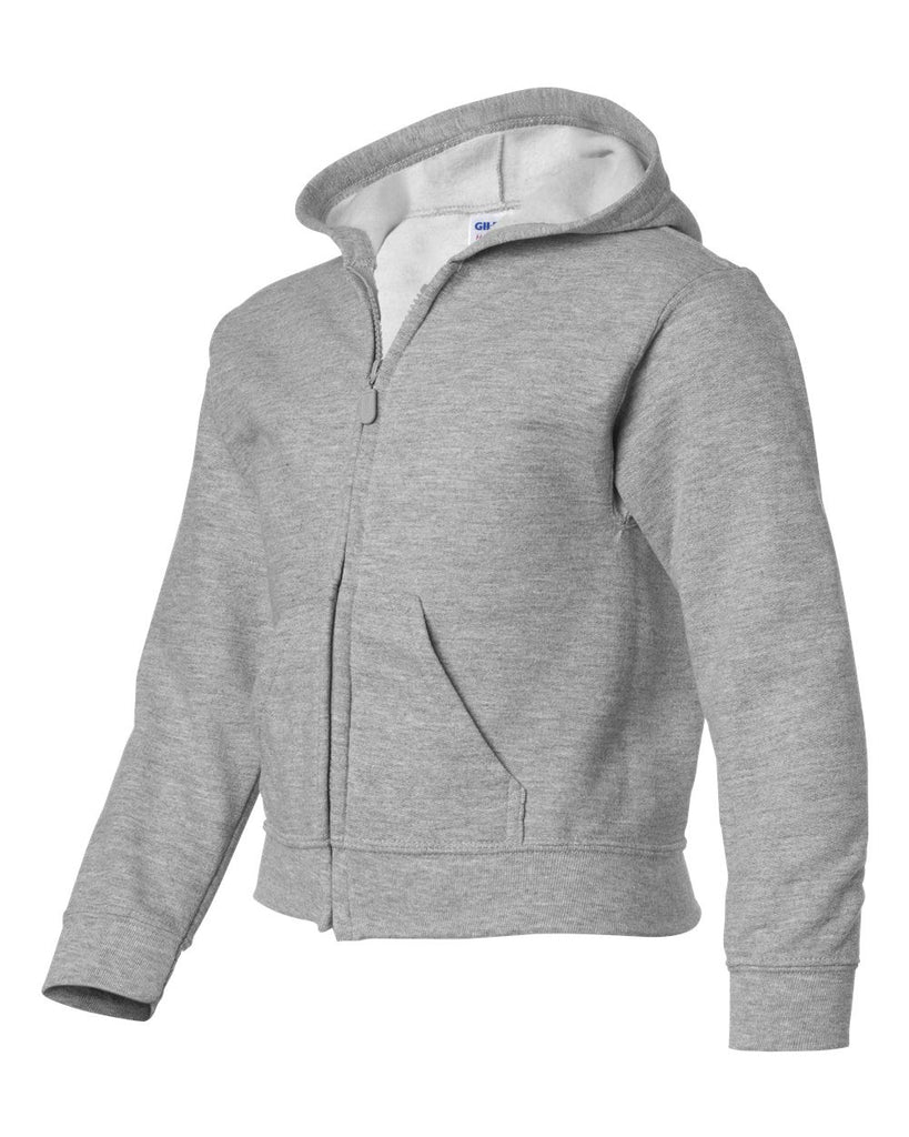 Youth Full Zip Hooded Mid Weight Sweatshirt Upgrade For Your Airbrushed Design